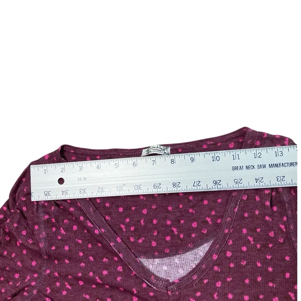 Free People Purple Thermal‎ Long Johns Sleepwear One Piece Pajama